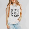 Simply Sage Market Soccer Ball Bows Garment Dyed Tank - 2 of 3