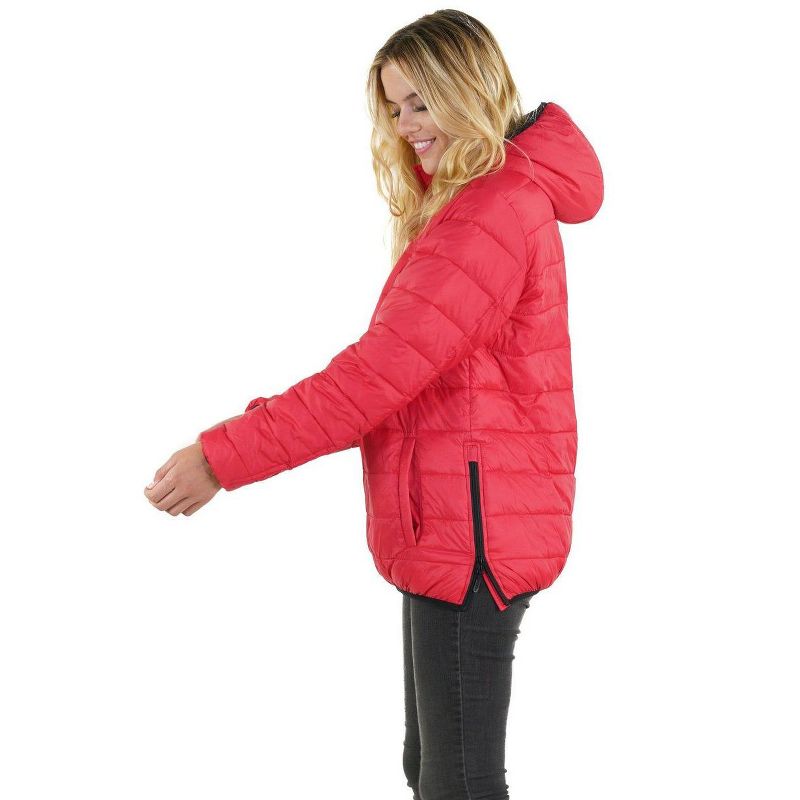 Members Only Women's Popover Puffer Oversized Jacket, 4 of 5