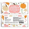 Big Dot of Happiness Girl Little Pumpkin - Candy Bar Wrapper Fall Birthday Party or Baby Shower Favors - Set of 24 - 2 of 4