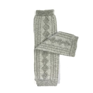 Wrapables Animals and Fun Colorful Baby & Toddler Leg Warmers, Argyle Gray - 1 of 2
