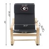 NCAA University of Georgia Bentwood Accent Chair - image 3 of 4