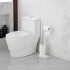 BWE Freestanding Toilet Paper Holder With Natural Marble Base - 3 of 4