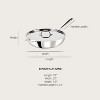 All-Clad D3 3-Ply Stainless Steel Large Weeknight Fry Pan with Lid 4 Quart - 4 of 4