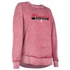 NBA Houston Rockets Women's Burnout Crew Neck Fleece Sweatshirt - 3 of 4