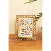 Metal Picture Frame – 10 Inch Height – Woven Detail, Holds 5x7 Photo Set Of 2 By kalalou - 2 of 4