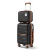 Vynxaria 4-Piece PP Lightweight Luggage Set (14/20/24/28) - Expandable, TSA Lock, Spinner Wheels - 4 of 4