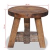 vidaXL Stool Varies Solid mahogany wood Compact Durable Stool Round - 3 of 3