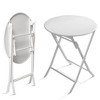 Maliang 3 Piece Patio Seating Set of Foldable Round Table and Chairs - 2 of 4
