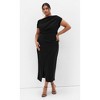 Women's Plus Size Sassy Off Shoulder Dress - black | CITY CHIC - 4 of 4