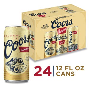 Coors Banquet Beer - 24pk/12 fl oz Cans - 1 of 4