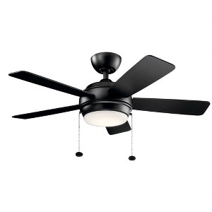 Kichler Lighting Starkk 1 - Light Ceiling Fan in  Black - 1 of 4