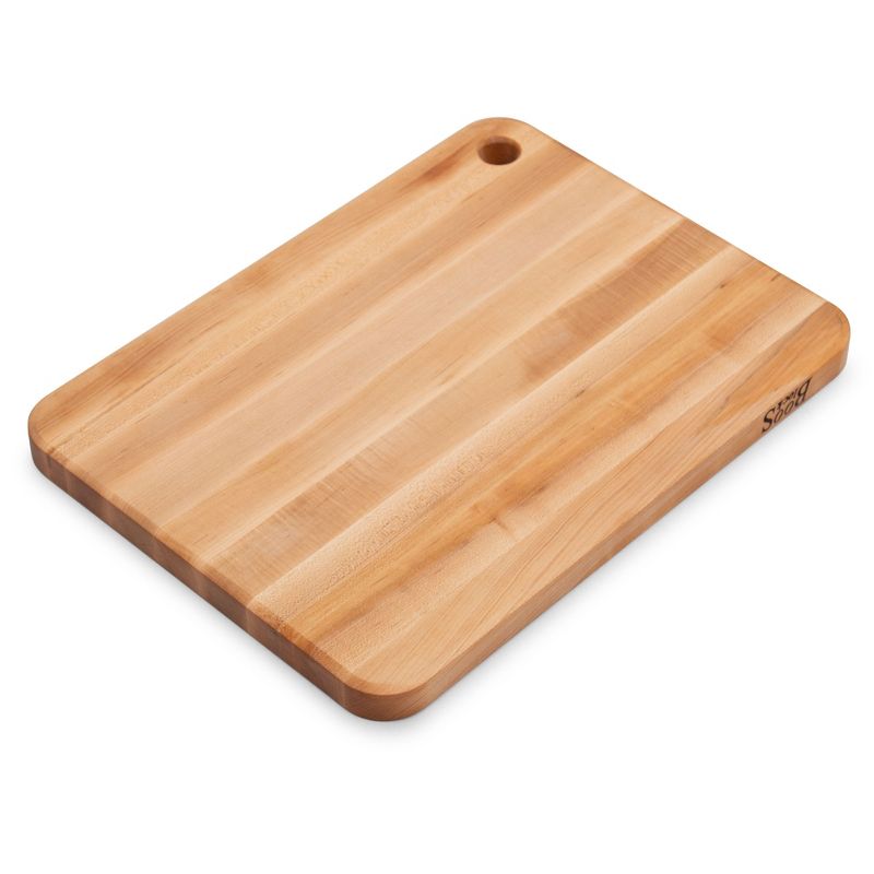 John Boos Block Prestige Edge Grain Maple Wood Reversible Cutting Board with Fluid Channel, 3 of 8