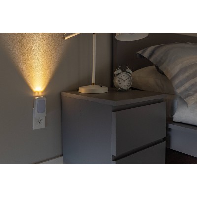 Compact White LED Power Failure Night Light with Rechargeable Battery