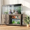 Acekool Rustic TV Stand for TVs up to 65", Farmhouse Media Console with Storage for Vinyl Records, Drawers, Power Outlets, Entertainment Center - 2 of 4