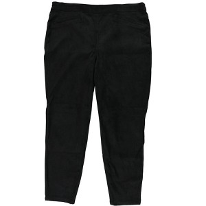 bar III Womens Faux Suede Casual Trouser Pants - 1 of 2