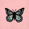 Dalix Butterfly Embroidered Cotton Relaxed Fit Short Sleeve Crewneck Tee Shirt Women - 4 of 4