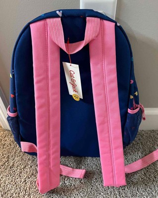 Navy Pink Multi Hearts Kids Backpack