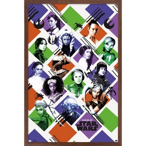 Trends International Star Wars: Saga - Women of Star Wars Framed Wall Poster Prints - 1 of 4