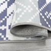 Outdoor Rug Carpet, Non Slip Washable Rug, Rustic Large Floor Mat, Modern Area Rug for Backyard Garden Picnic Beach Living Room - 4 of 4