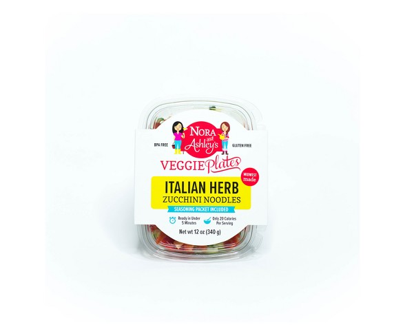 Nora and Ashley's Italian Herb Zucchini Noodles Veggie Plates - 12oz