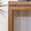 Sapphtopaz TV Stands Wooden Console Table with Beaded Decoration Entryway Table with Open Storage Shelf for Living Room, Hallway, Bedroom - 3 of 4