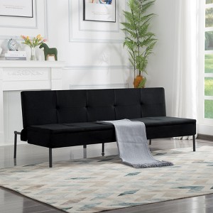 MAYEERTY 74.8" Modern Loveseat Bubble 2 Seater Upholstered Sofa Couch 3D Textile Mesh Fabric for Living Room£¬Green - 1 of 4