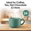 Omniware Teaz Cafe 24oz Jumbo Mug, Set of 4 - Rustic Stoneware, Oversized Handle, Dishwasher Safe, Lead-Free Glaze - 4 of 4