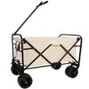 Grungis Park Garden Folding Wagon Cart,All-Terrain Shopping Cart,Utility Cart for Camping,Shopping - 2 of 4