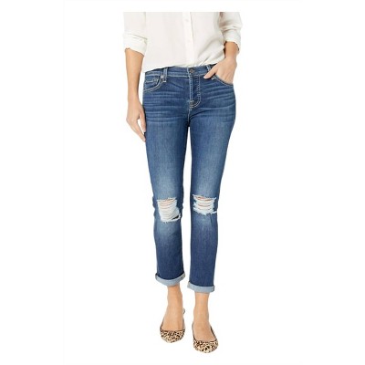 Women's Mid Rise Destroyed Denim Jeans - Judy Blue