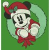 Boy's Disney Festive Mickey Mouse Wreath T-Shirt - 2 of 4