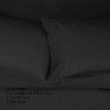 Home Mart Goods Black Luxury Extra Soft Deep Pocket Fresh Breathable Sheet Set - 2 of 4
