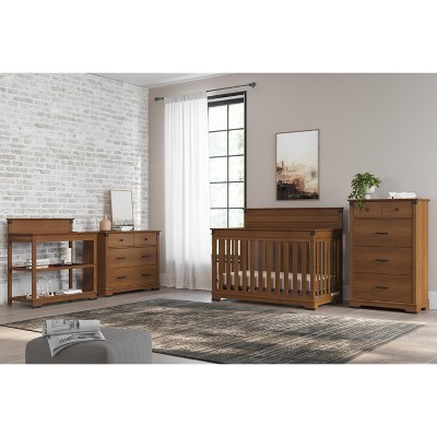 Child Craft Hampton Arch Top Crib and Changing Table Nursery Set, 2 ...