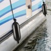 VEVOR Boat Fenders, 5.5" x 20" Boat Bumpers for Docking, Inflatable Ribbed Fender with Center Holes, Marine Boat Dock Fender Bumper, Black - 2 of 4