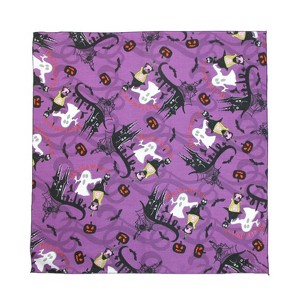 CTM Glow in the Dark Witches and Ghosts Halloween Holiday Bandana - 1 of 4