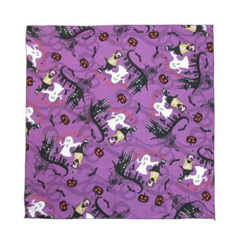 CTM Glow in the Dark Witches and Ghosts Halloween Holiday Bandana
