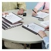 Smead Poly Report Cover Tang Clip Letter 1/2" Capacity Clear/Black 25/Box 87453 - 3 of 4
