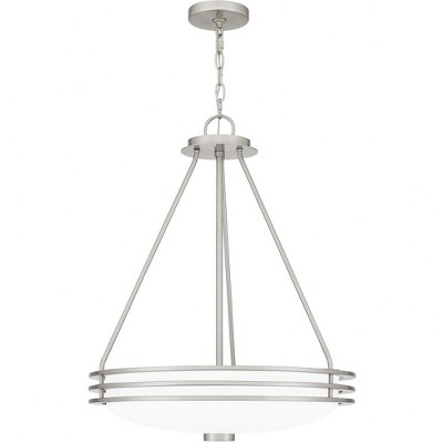 Quoizel Lighting Emile 4 - Light Pendant in  Brushed Nickel