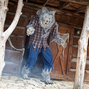 Seasonal Visions Animated Hulking Werewolf Halloween Decoration - 7.5 ft - Multicolored - 1 of 4