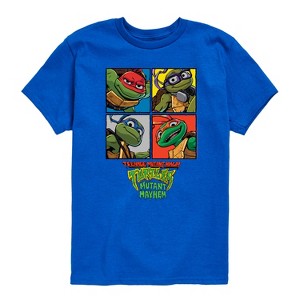 Boys' - Teenage Mutant Ninja Turtles Mutant Mayhem - Mutant Mahem Grid Short Sleeve Graphic T-Shirt - 1 of 4