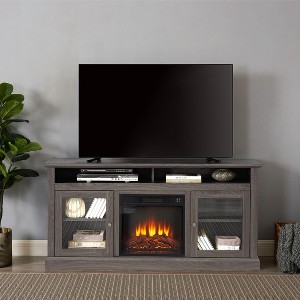 NicBex TV Stand 18" Electric Fireplace TV Stand Entertainment Center Media Console for Living Room, Bedroom - 1 of 4