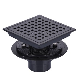 WOWOW 5.9 in. x 5.9 in. Stainless Steel Square Shower Drain with Strainer - 1 of 4