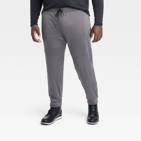 Men's Textured Fleece Joggers - All In Motion™ Black Xl : Target