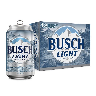 Busch Light Beer - 12pk/12 fl oz Cans