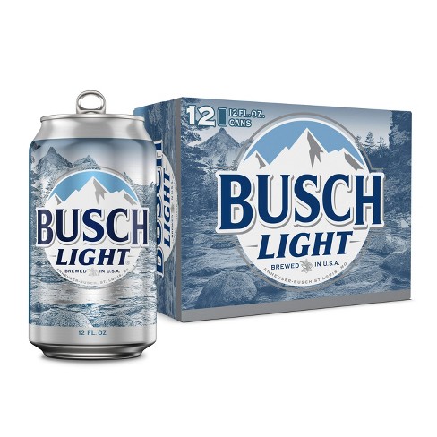 Busch Light Beer 12pk 12 Fl Oz Cans