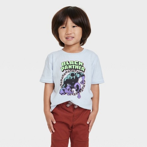 black panther boys t shirt