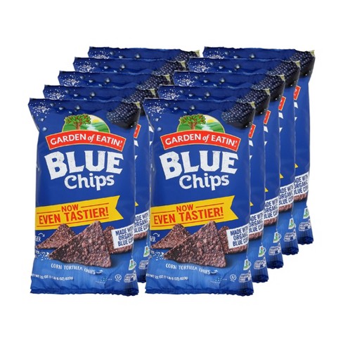 Blue Corn Tortilla Chips No Added Salt - Garden of Eatin