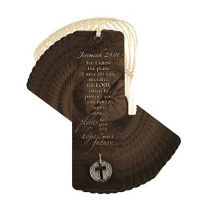 Dicksons Know The Plans I Have for You 6 inch Paper Tussled Bookmark with Coin Pack of 15 - 1 of 4