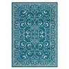 Living Room Rug 8x10 Modern Floral Print Area Rug With Non-Slip Backing Ultra-Thin Stain-Resistant Throw Carpet For Bedroom Dining Room Home Office - 4 of 4