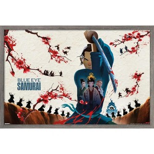 Trends International Netflix Blue Eye Samurai (2023) - One Sheet Framed Wall Poster Prints - 1 of 4