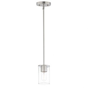 Maxim Lighting Sleek 1 - Light Pendant in  Satin Nickel - 1 of 2